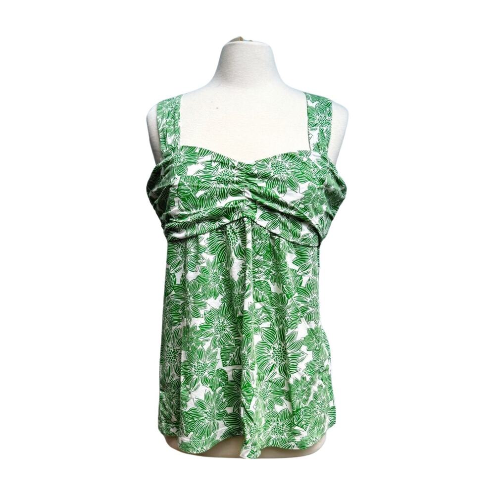 Tropical Empire Sleeveless Top